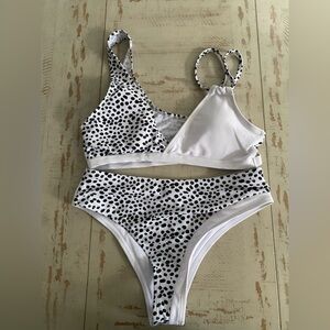 Shein Cheetah Bathing Suit Bikini Set